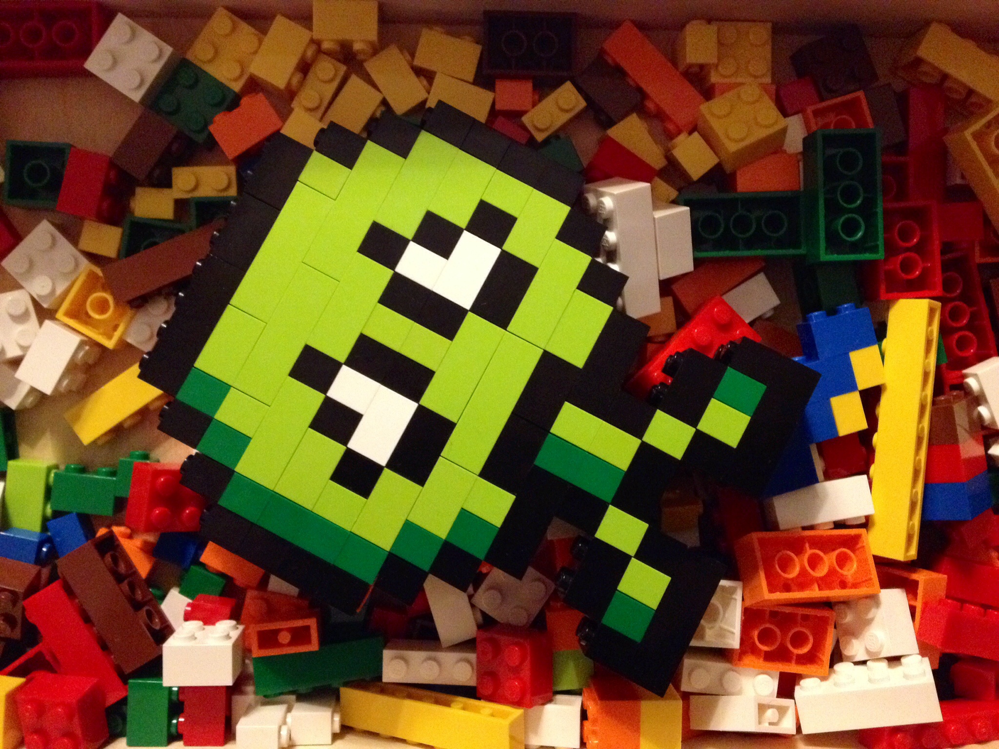 Scrapped Robot made of Lego
